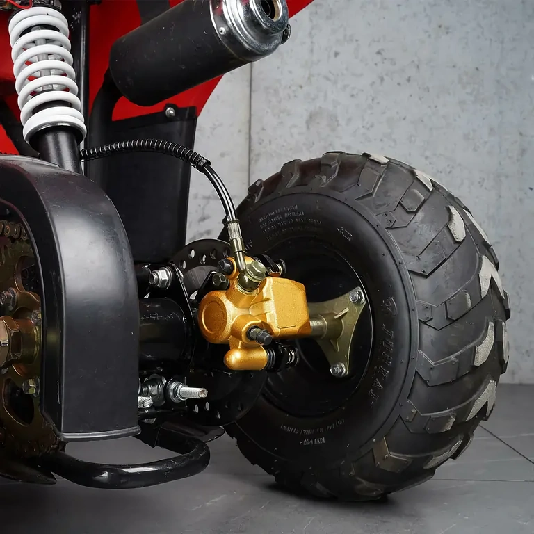 Hátsó arany tárcsaféknyereg ATV-hez Arany színű ATV nyereg hátsó féktárcsával