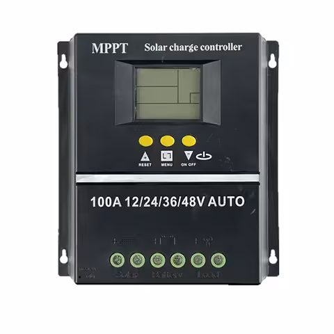 Napelemes MPPT Vezérlő 100A SY48100A – 12V/24V/36V/48V Fotovoltaikus panelekhez