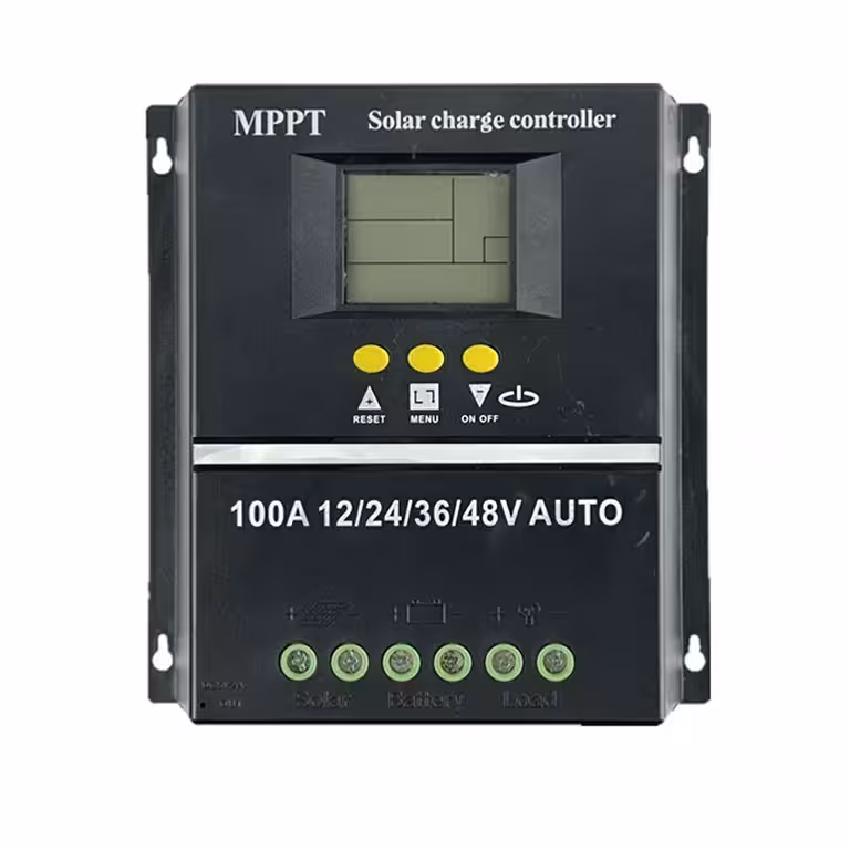 Napelemes MPPT Vezérlő 100A SY48100A – 12V/24V/36V/48V Fotovoltaikus panelekhez