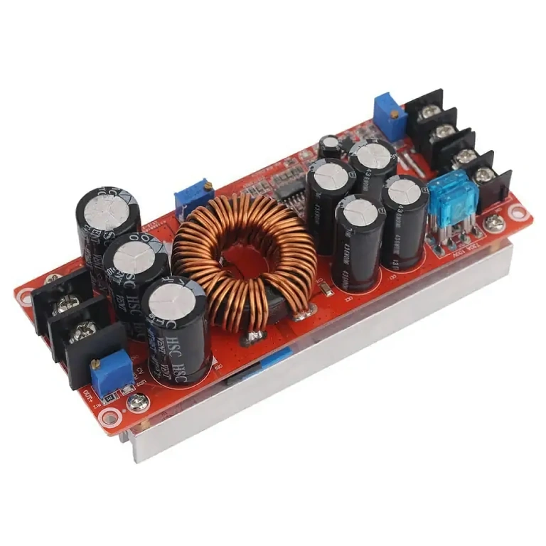 12V -> 24V / 36V / 48V / 60V konverter Feszültségemelő modul 12V-ról 60V-ra, max 20A áram