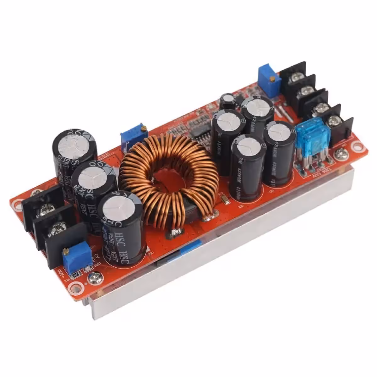 Feszültségemelő modul 12V-ról 60V-ra, max 20A áram