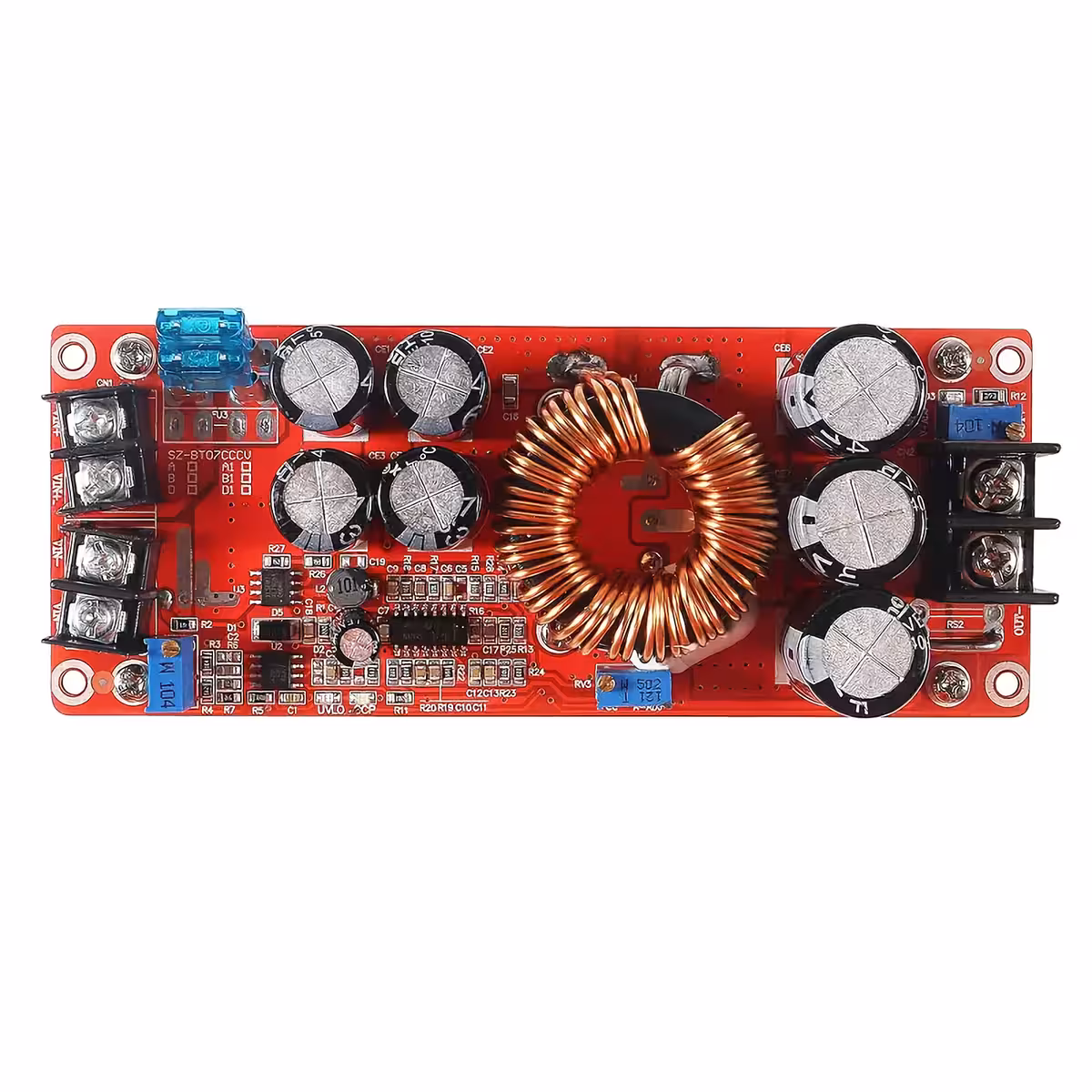 DC-DC konverter állítható kimeneti feszültséggel és nagy árammal motorokhoz