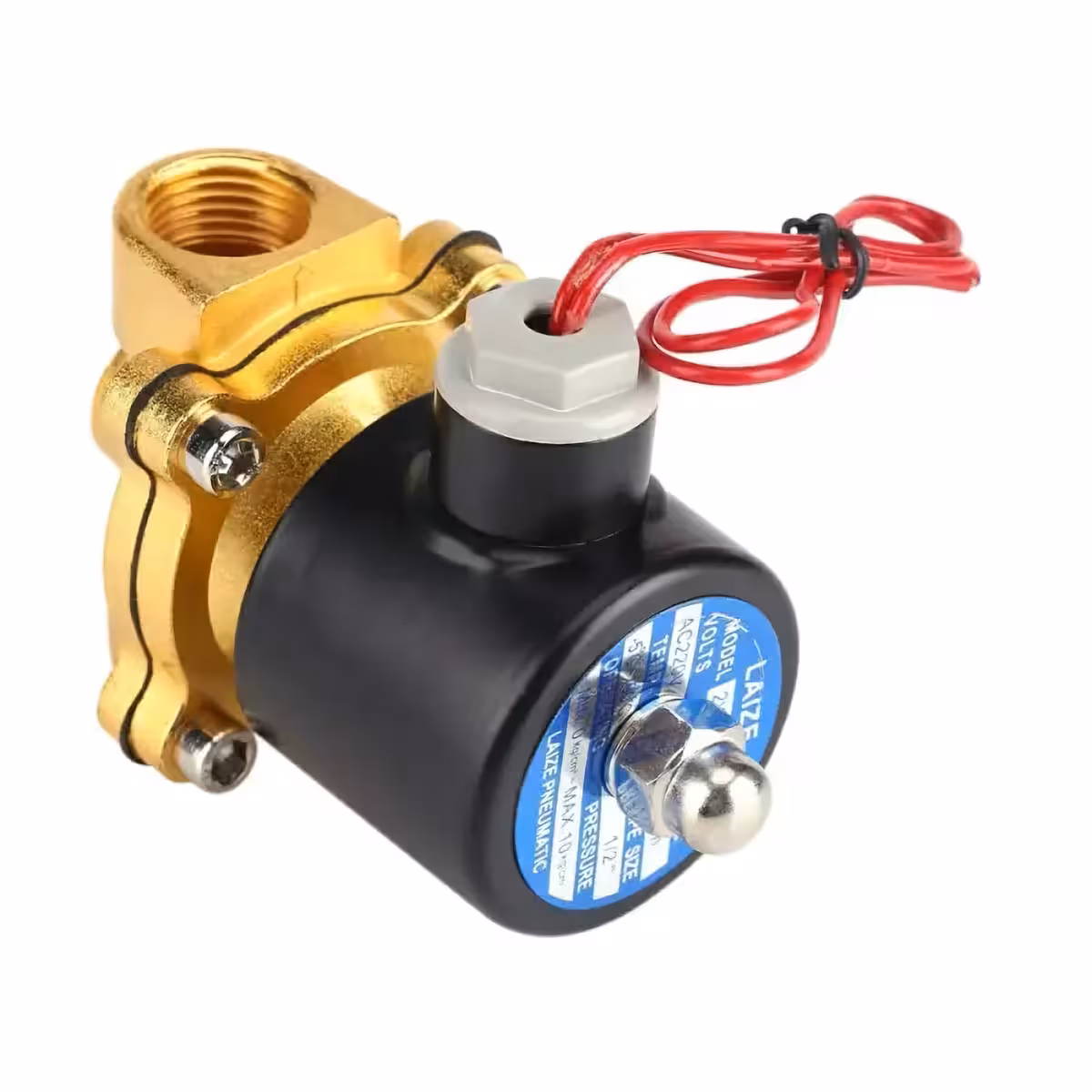 220V-os szelep NBR tömítéssel vízhez, levegőhöz és korróziómentes folyadékokhoz