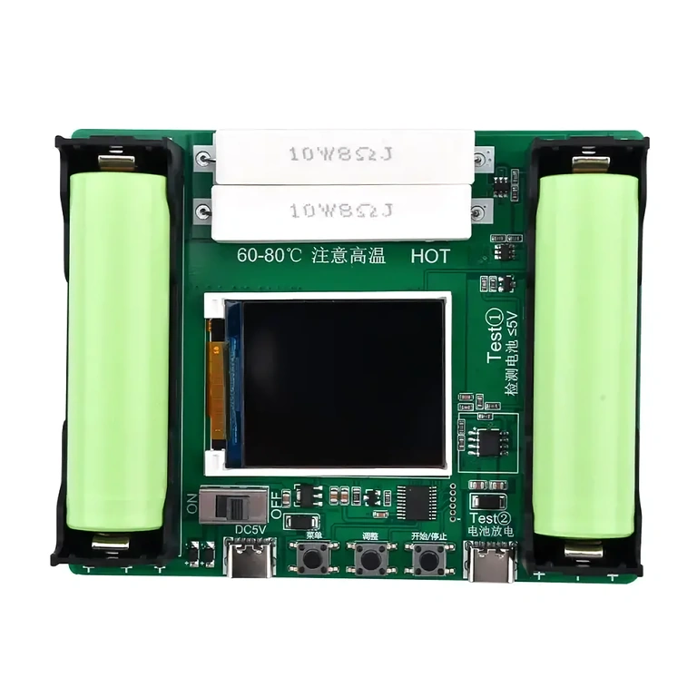 18650 akkumulátor töltés/kisütés tesztelő 18650 töltési és kisütési funkció teszter