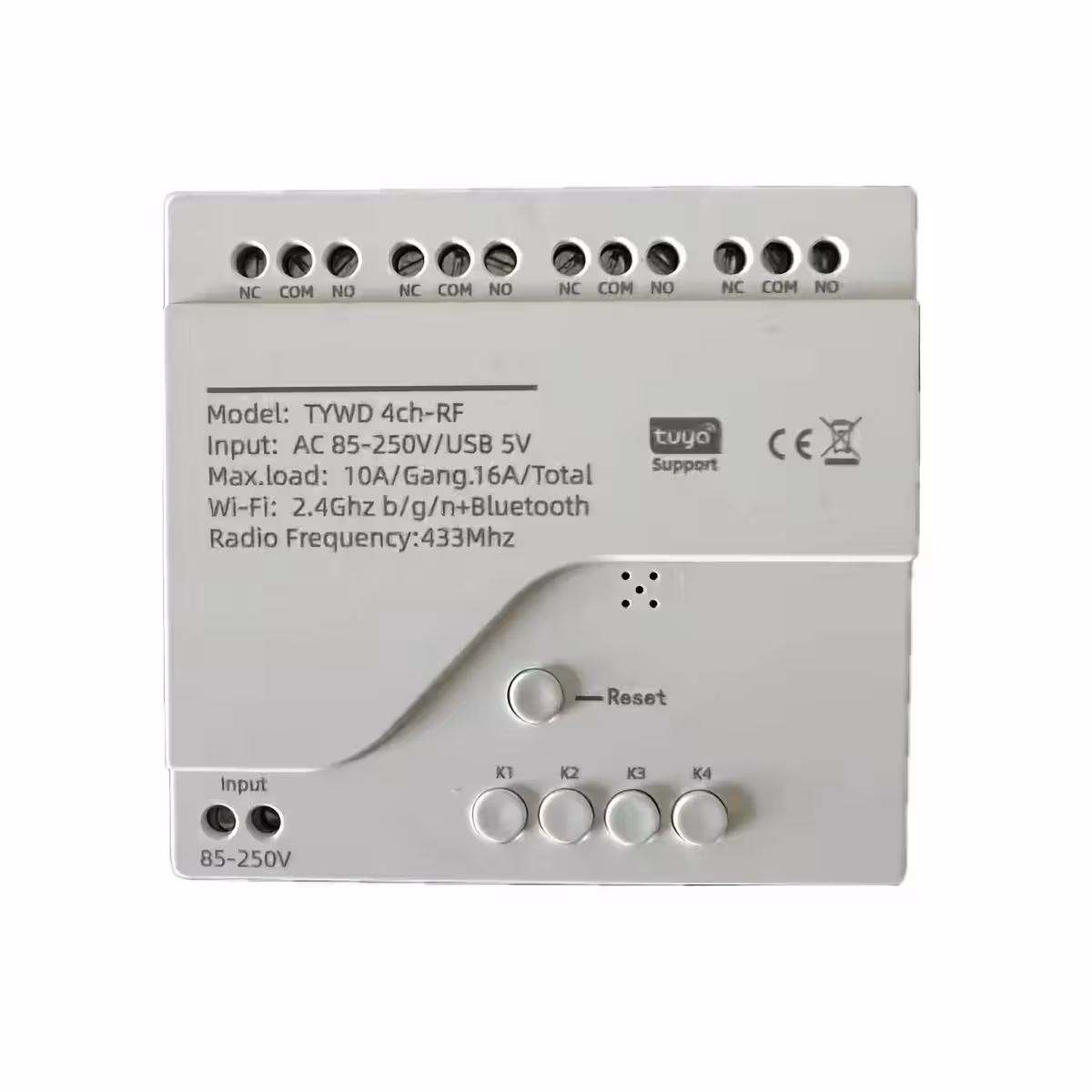 Példa a relé telepítésére lakossági automatizálási rendszerben