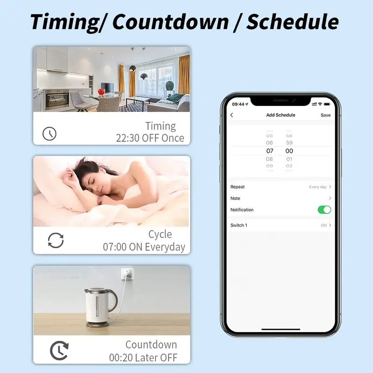 Programozható intelligens konnektor automatizált vezérléshez
