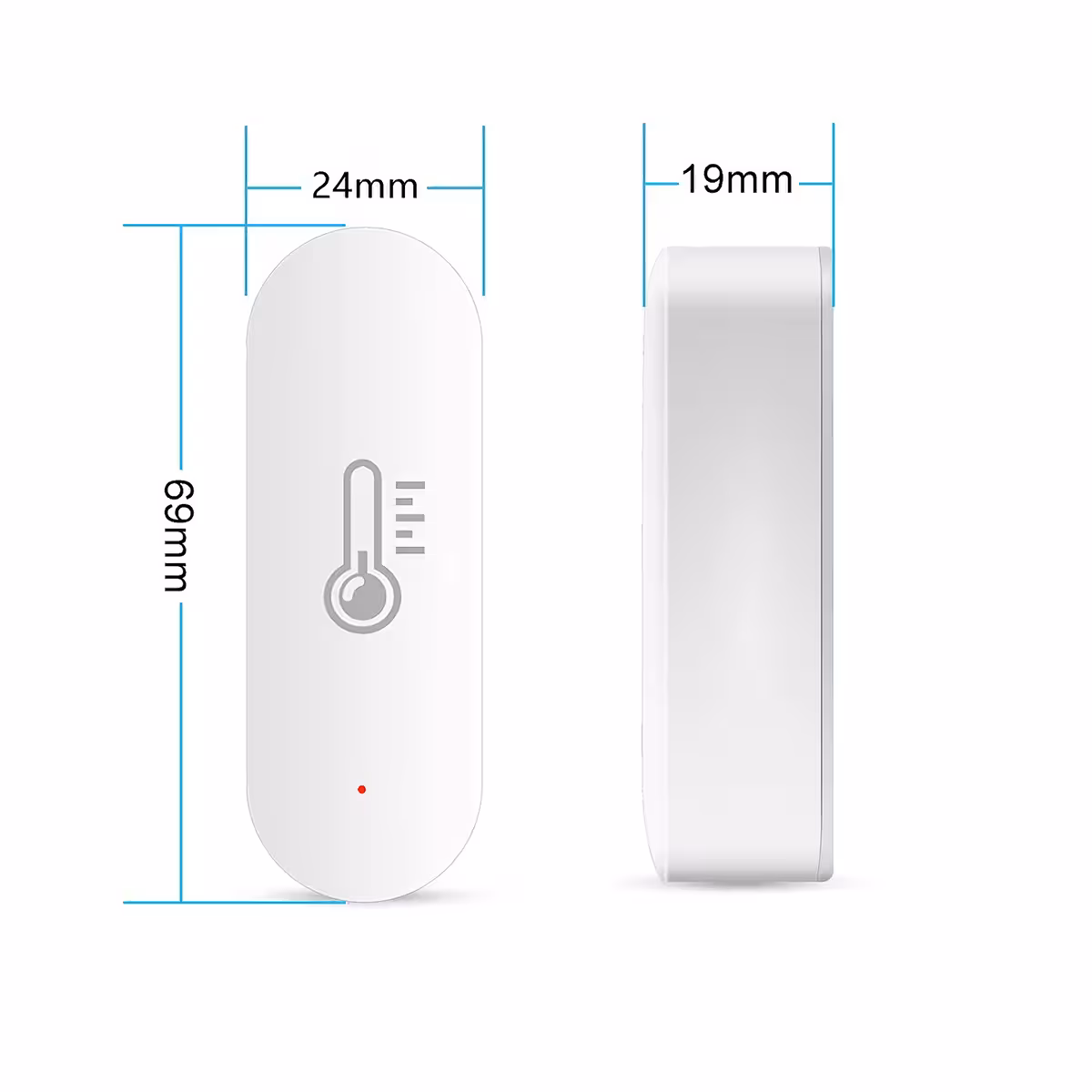 Kis és hatékony eszköz a hőmérséklet és páratartalom méréséhez