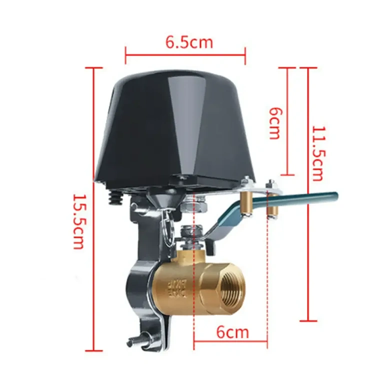 Kompakt és könnyen telepíthető design Kisméretű intelligens Wi-Fi szelep