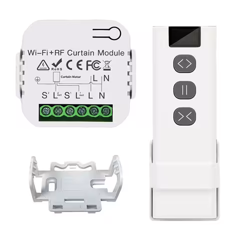 Automata rendszer redőnyökhöz, rolókhoz, függönyökhöz – WiFi, Tuya, RF távirányító