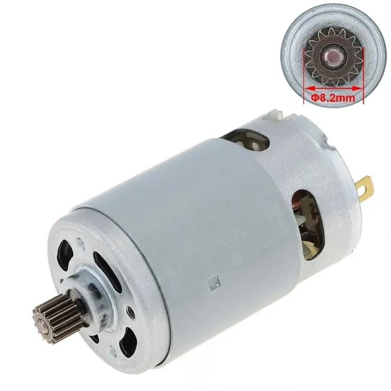 Részlet a GRS550VC motor 14 fogú fogaskerekéről