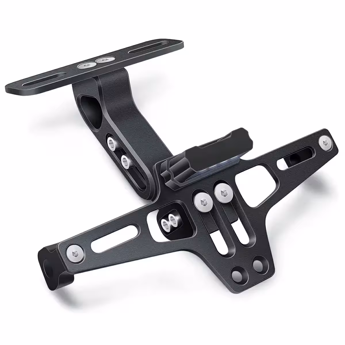 Sportos rendszámtábla tartó motorhoz, univerzális és állítható