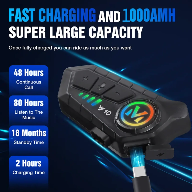 Motoros interkom rendszer akár 32 órás üzemidővel