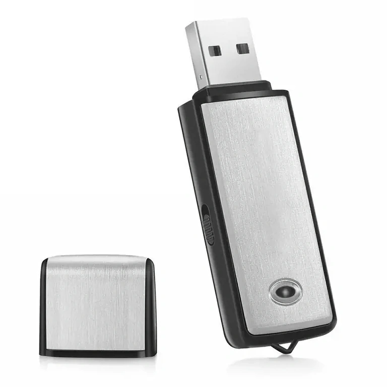 USB kém diktafon pendrive 16GB USB stick rejtett mikrofon és 16GB memória, diszkrét felvételekhez