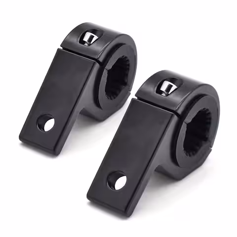 2 db Univerzális Alumínium Tartó 22-32mm Kiegészítőkhöz – Reflektorokhoz, Kamerákhoz, Visszapillantóhoz Rollerhez, Kerékpárhoz, Motorhoz, ATV-hez