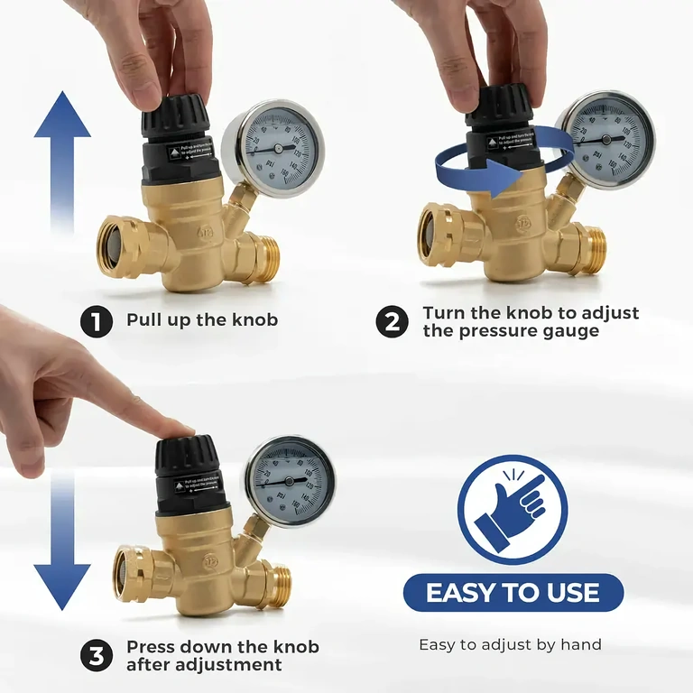 Finom nyomásállítás akár 160 PSI-ig