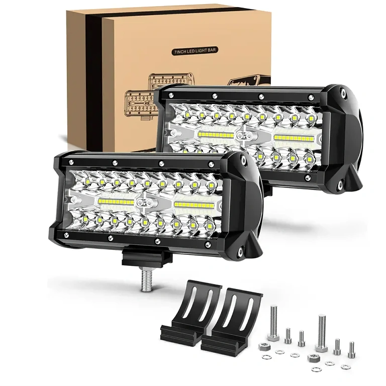 LED BAR reflektorok 24000 lumen, 12–24 V, tiszta fény, fekete ház