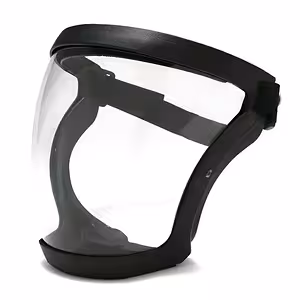 Arcmaszk Átlátszó Plexi Pajzzsal és PM2.5 Szűrővel – Ideális Fűkaszához, Festéshez, Permetezéshez
