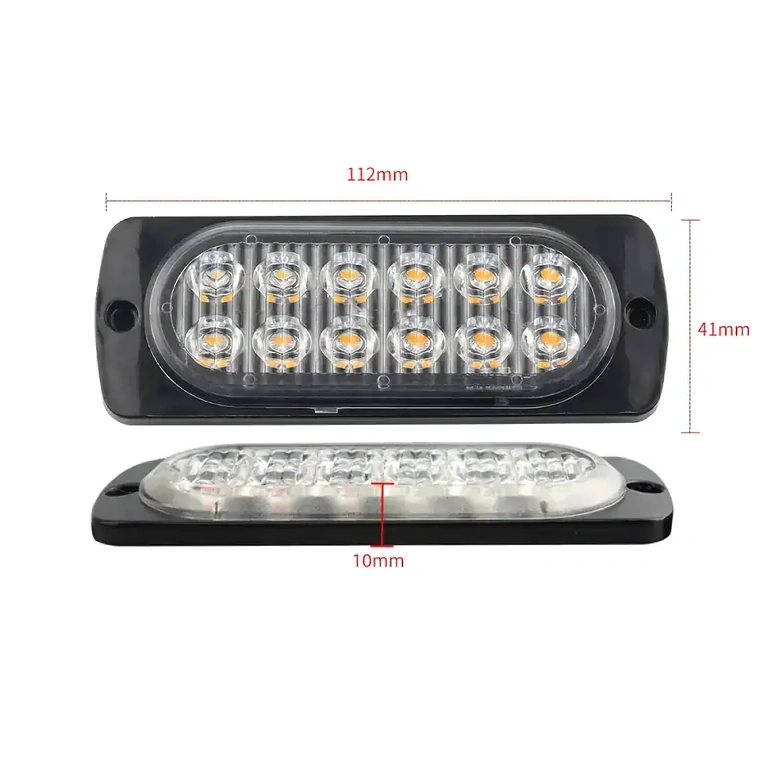 Víz- és porálló sárga autós sziréna minden időjárási körülményhez