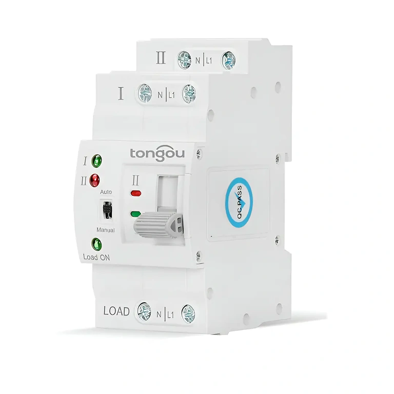ATS automatikus átkapcsoló oldalnézet