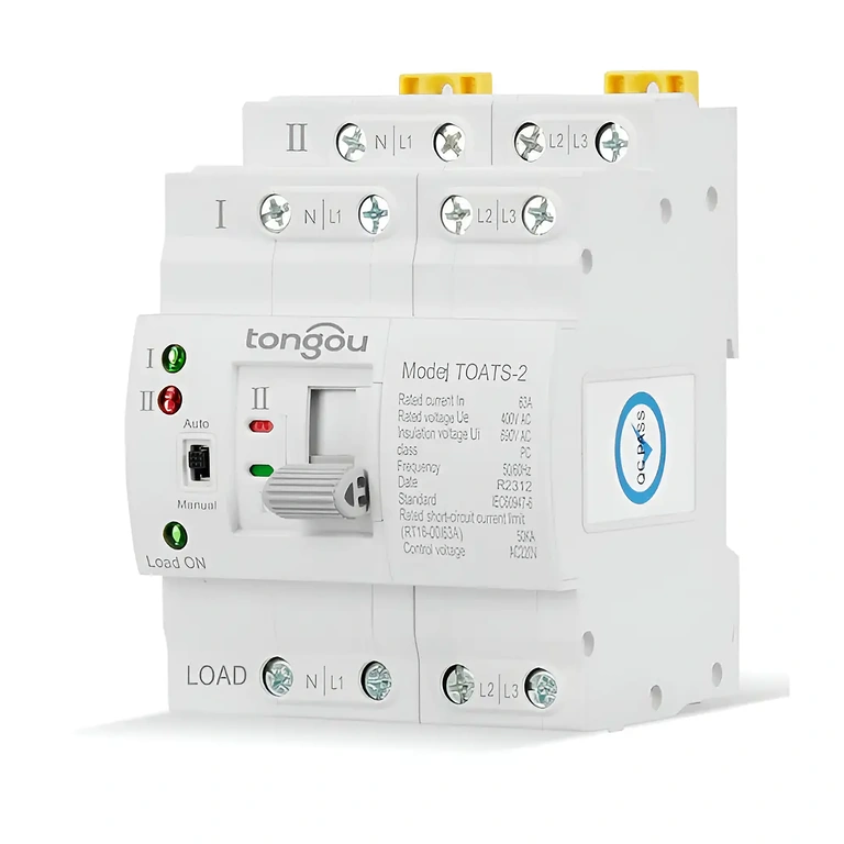 Gyors átkapcsolási rendszer fő- és tartalék áramforrás között