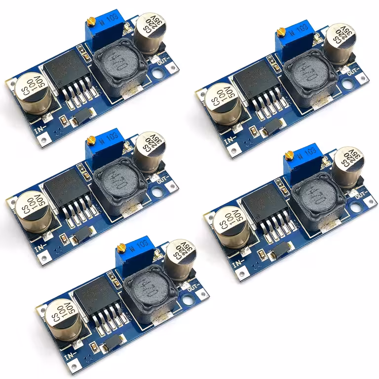 5 db LM2596S DC-DC Step-Down Modul 3A – Állítható feszültségű Buck Converter