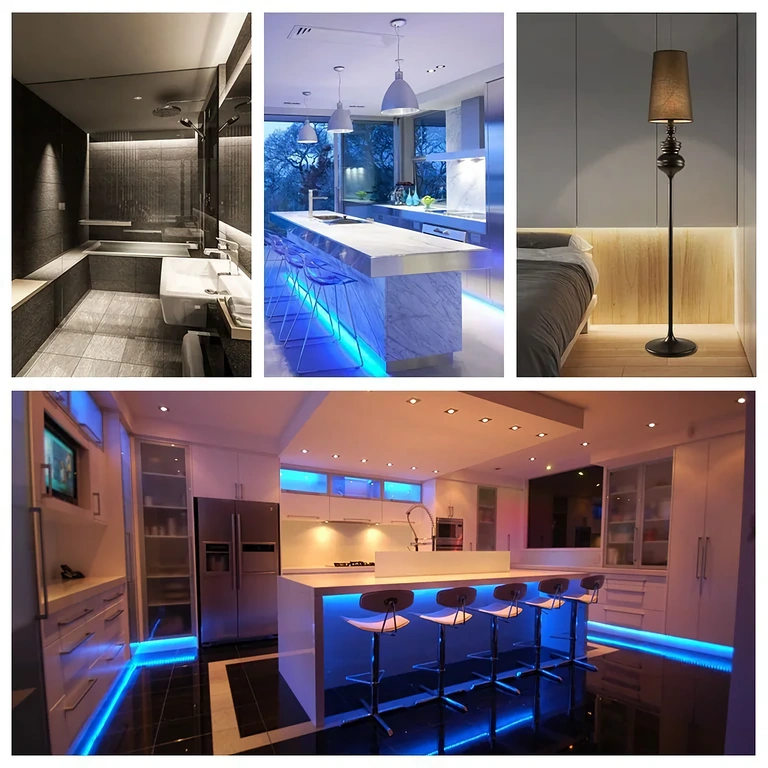 Kapcsolt és vezérelt 5V 12V 24V monokróm LED szalag dimmerrel 30A