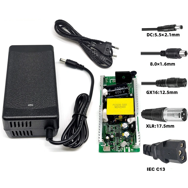 60V–67,2V 2A töltő kompatibilis különböző elektromos járművekkel: CityCoco, Harley, rollerek és kerékpárok