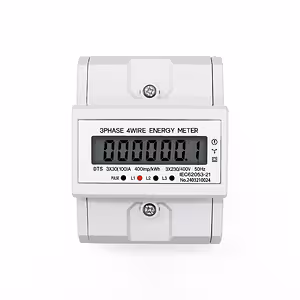 Digitális háromfázisú villamosenergia-mérő 380V – pontos fogyasztás-monitorozás