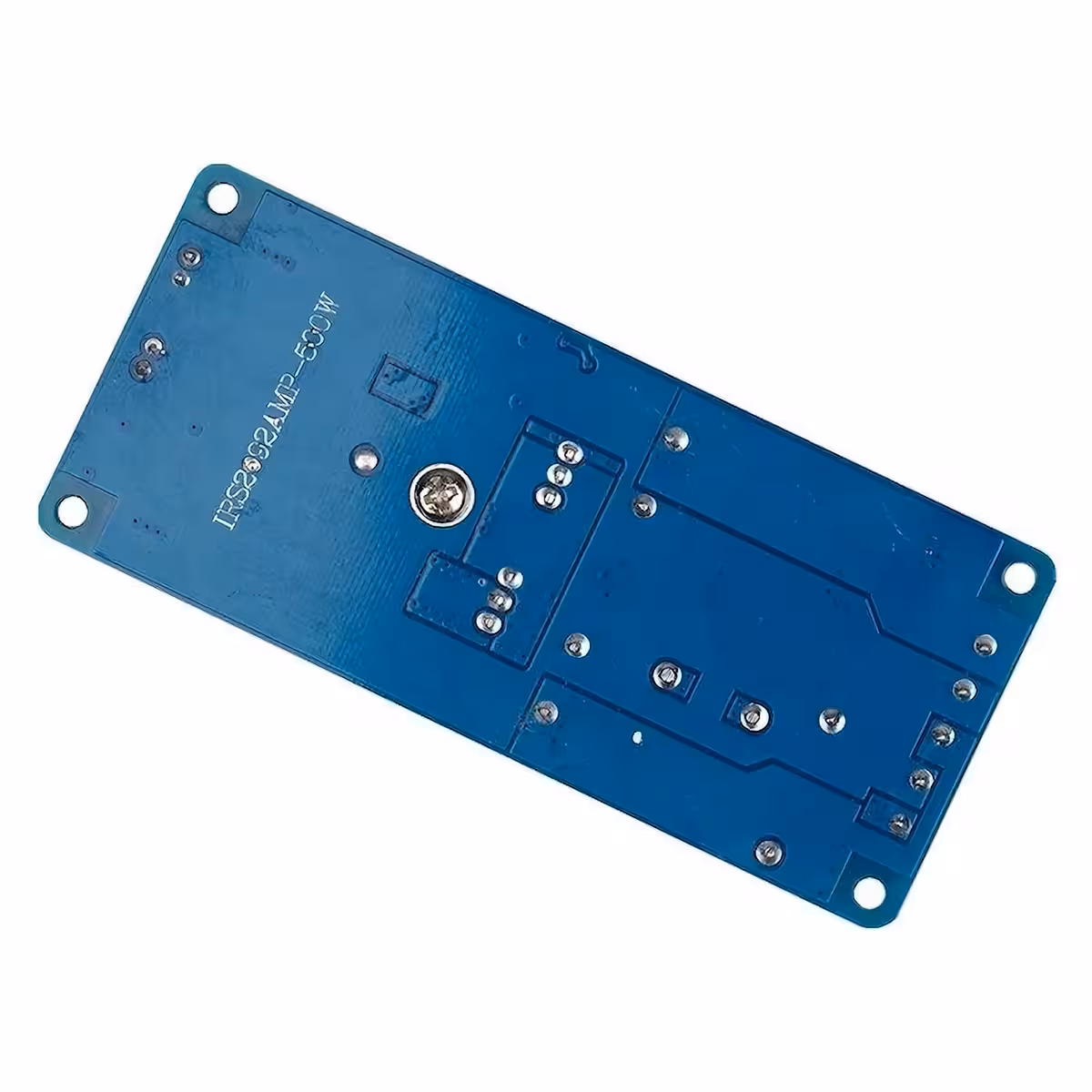 Hátulnézet 500W IRS2092 mono erősítő készletről