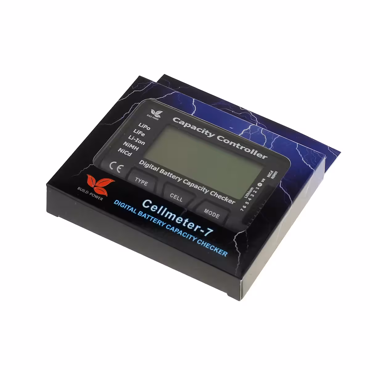 Digitális LCD kijelzős teszter teljes feszültség, legnagyobb és legkisebb cellafeszültség mérésére