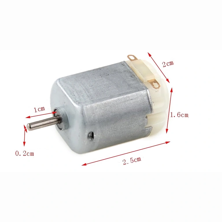 Mini DC motor 130 oktatási kísérletekhez, 6 darabos készlet
