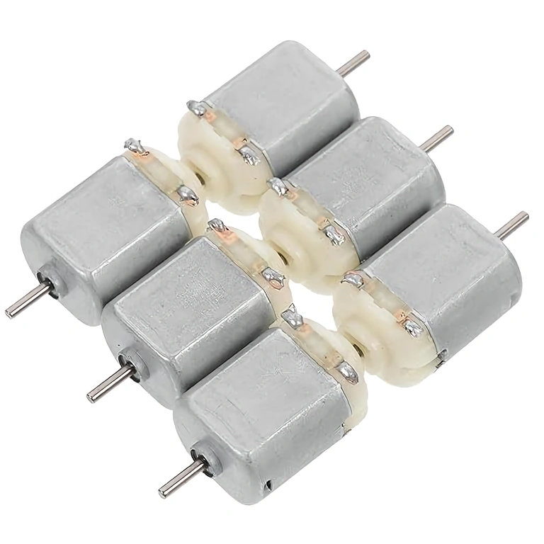6 darabos mini DC motor 130 csomagolásban