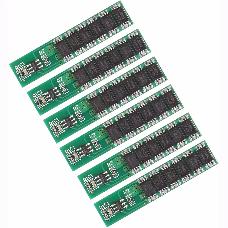 6 darabos készlet – BMS modul 1S 18650 3.7V 10A teljes védelemmel
