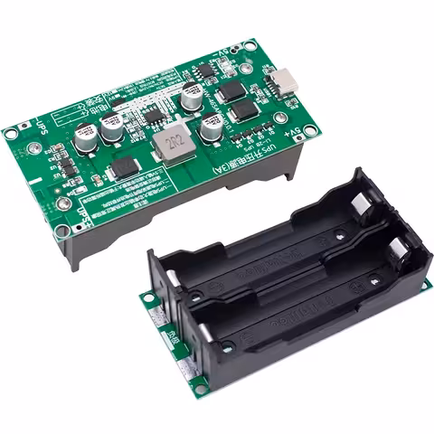 Mini UPS modul 5V/12V – DC UPS modul 18650 akkumulátor töltéssel