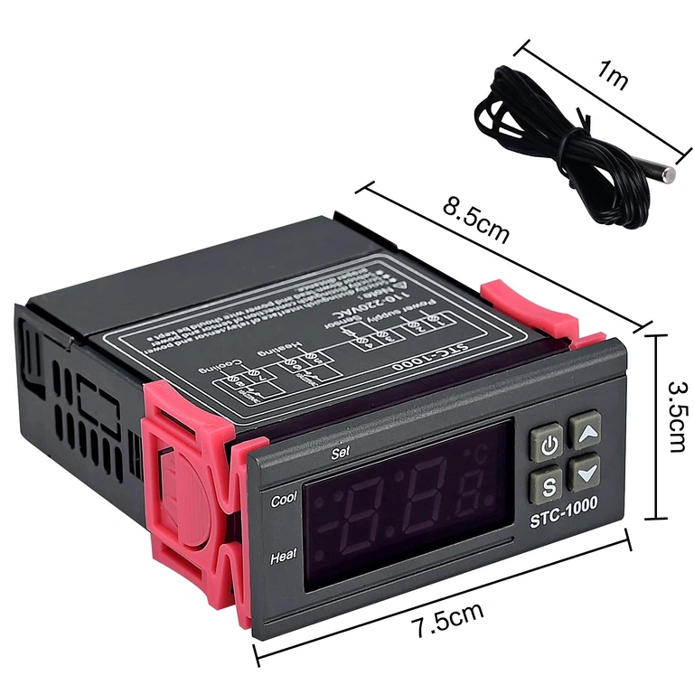 STC1000 hőmérséklet-szabályozó sör, bor és házi erjesztéshez