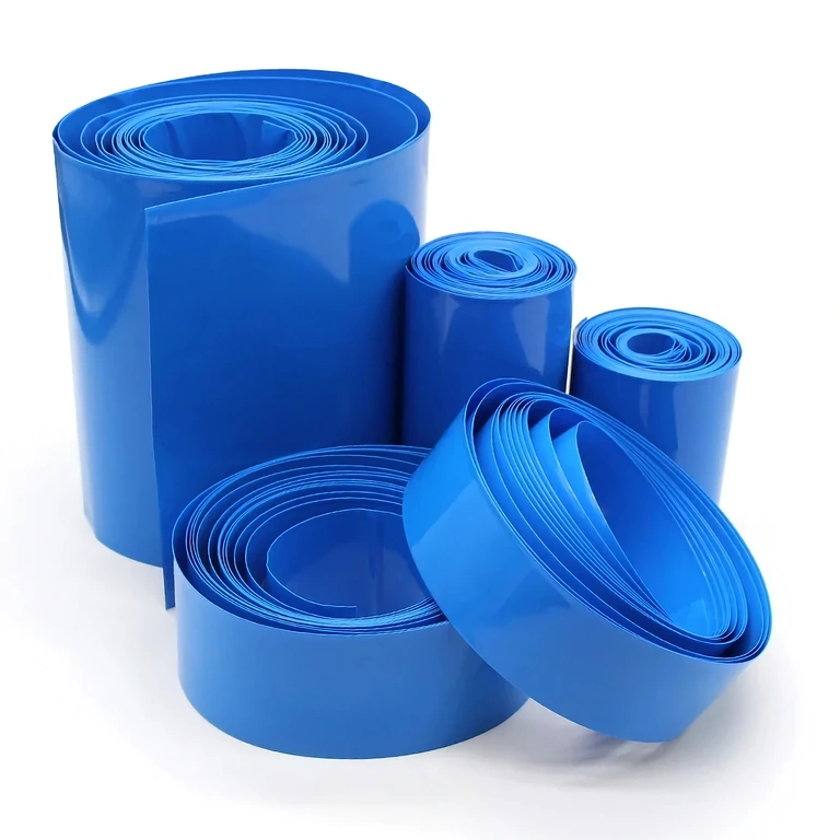 Cellpack kék zsugorcső méterben 18650 akkumulátorokhoz