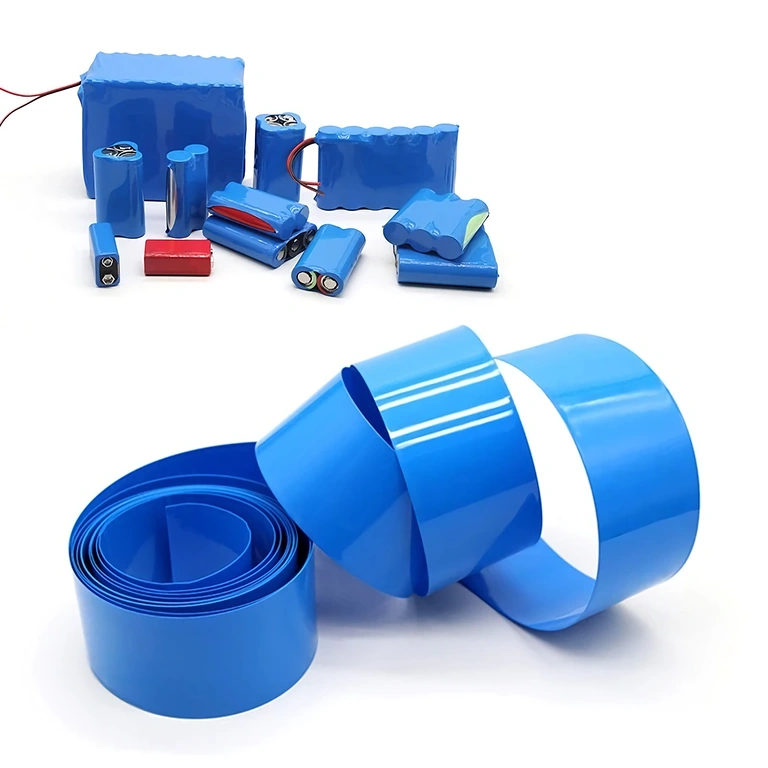 Cellpack kék zsugorcső 18650 akkumulátorokhoz