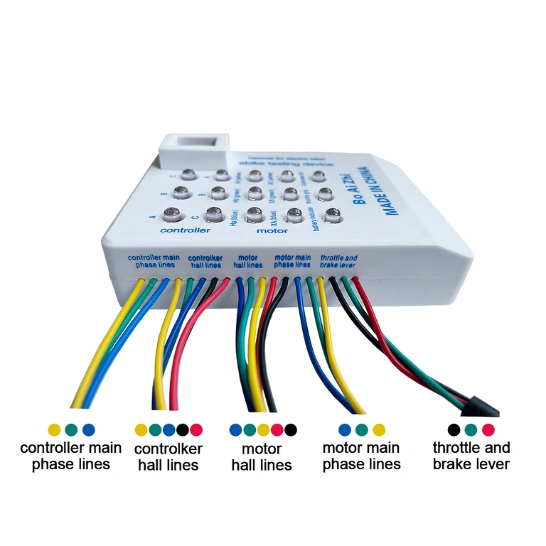 Univerzális teszter csatlakozások részlete