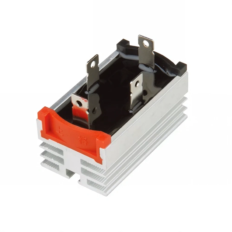 Egyfázisú egyenirányító híd oldalnézet