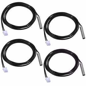 4 darabos készlet NTC 10K szonda – NTC szenzor bojlerhez, kazánhoz, klímaberendezéshez és Arduinohoz