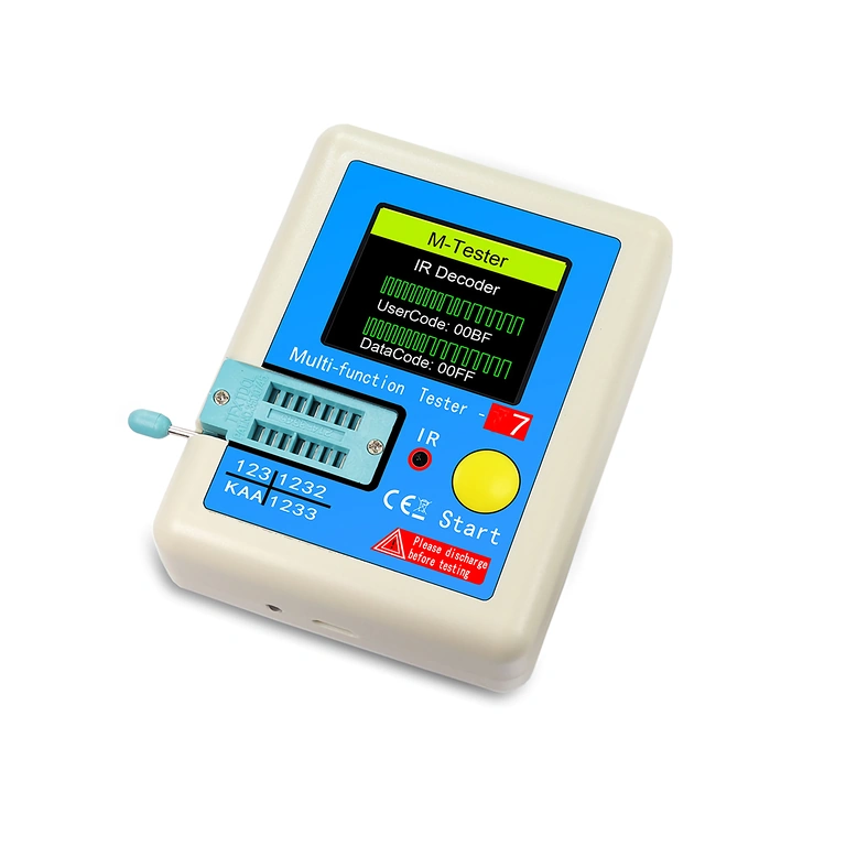 LCR-T7 színes TFT kijelző részlete