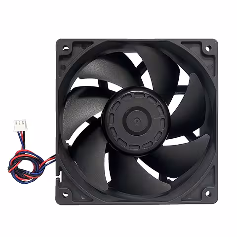 A 120x120 mm-es 24V-os axiális ventilátor elölnézete