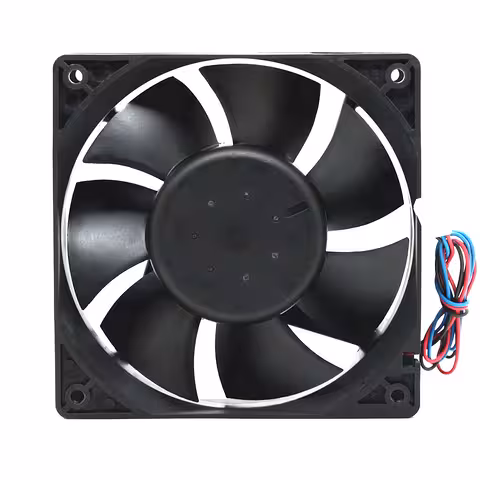 A 120x120 mm-es 48V-os axiális ventilátor elölnézete