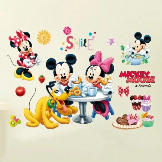 STICKER dekoratív falmatrica MICKEY MOUSE matrica babaszoba baba DEKORATÍV matricák olcsón