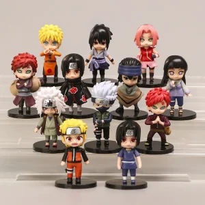 12 db figurából álló készlet Naruto Shippuden játékok olcsó Magyarország Eladó manga anime kollekció